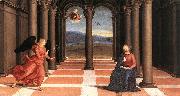 RAFFAELLO Sanzio The Annunciation (Oddi altar, predella) t Spain oil painting artist